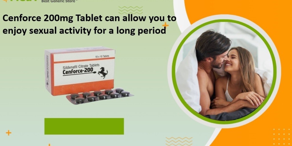 Cenforce 200mg Tablet can allow you to enjoy sexual activity for a long period